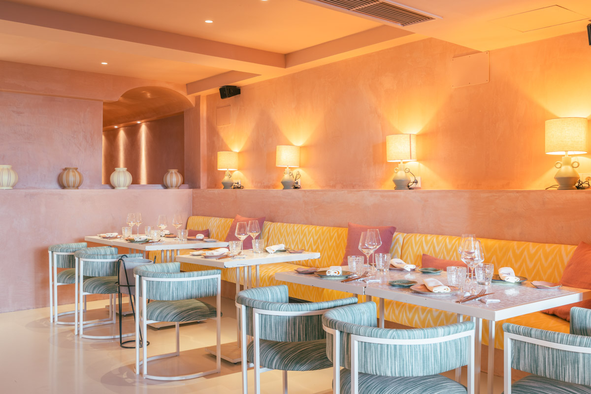 Un rincón del restaurante Azahara